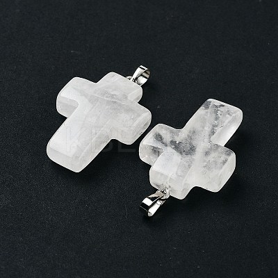 Natural Quartz Crystal Pendants G-A231-02B-1