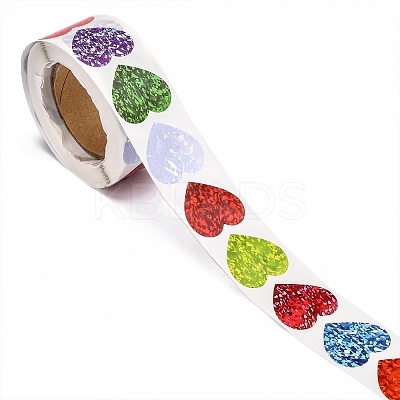 Heart Shaped Stickers Roll LS-DIY-K027-A16-1