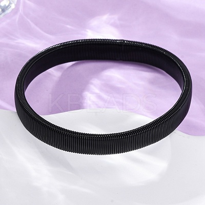 Iron Stretch Bracelets for Men Women BJEW-G741-01B-1