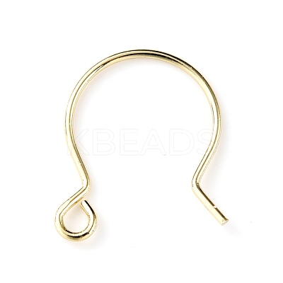 Brass Earring Hooks FIND-WH0042-11G-1
