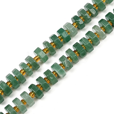 Natural Green Aventurine Beads Strands G-F796-A04-01-1