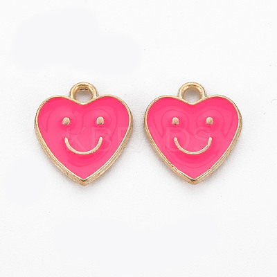 Alloy Enamel Charms ENAM-T016-12-RS-1