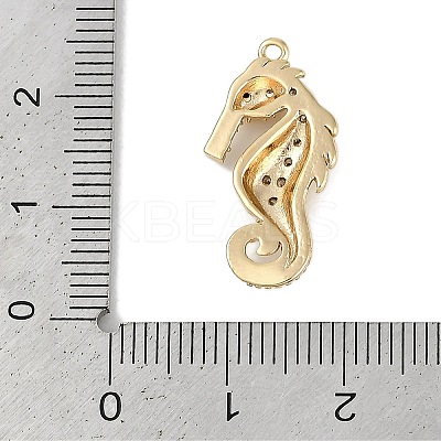 Brass Micro Pave Cubic Zirconia Pendants KK-I719-38G-1