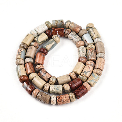 Natural Shoushan Stone Beads Strands G-N346-03A-07-1