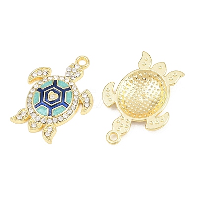 Alloy Colorful Enamel Pendants FIND-C095-02G-1