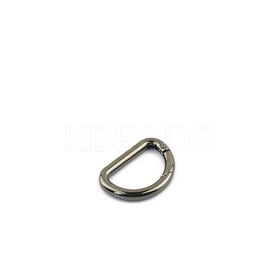 D-shaped Zinc Alloy Spring Gate Rings PW-WGC1CD5-04-1