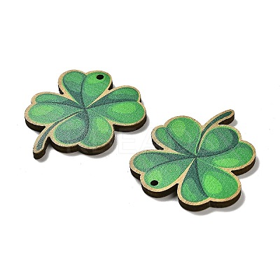 St. Patrick's Day Themes Printed Wood Pendants WOOD-V002-02C-1