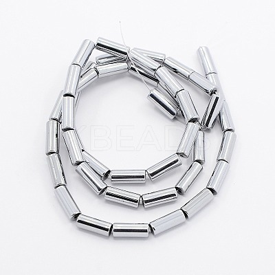 Grade A Electroplate Non-magnetic Synthetic Hematite Beads Strands LS-G-N0014-27A-1