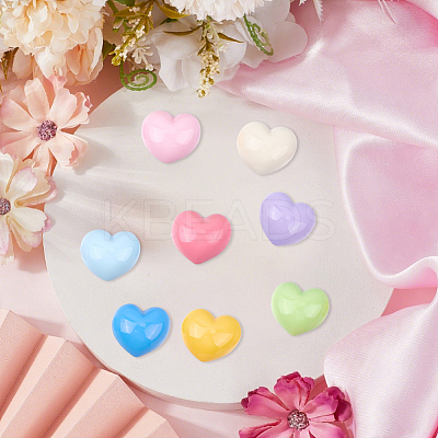 150Pcs Cartoon Opaque Resin Cabochons RESI-SC0036-53-1