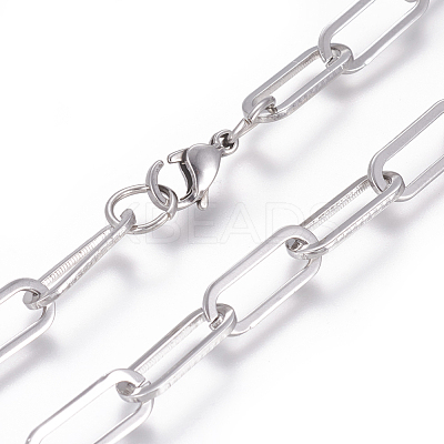 Tarnish Resistant 304 Stainless Steel Chain Bracelets BJEW-L160-001P-1