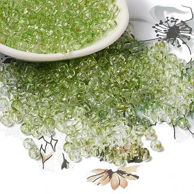 Transparent Colours Glass Round Beads SEED-F006-05A-01-1