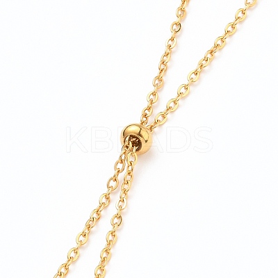 304 Stainless Steel Cable Chain Necklace Making AJEW-JB00778-02-1