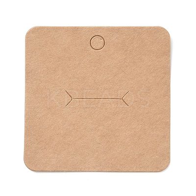 Blank Kraft Paper Finger Rings Display Cards CDIS-G005-02-1