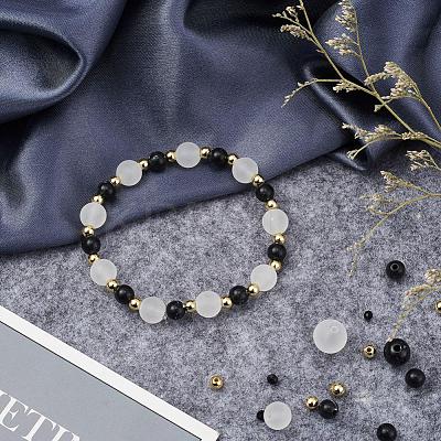 DIY Round Beads Bracelets Making Kit DIY-YW0004-32-1