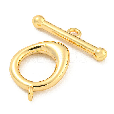 Brass Toggle Clasps LS-KK-A223-09G-1