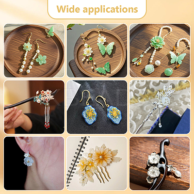 40Pcs 4 Styles Brass & Alloy Cabochon MRMJ-NB0001-30B-1
