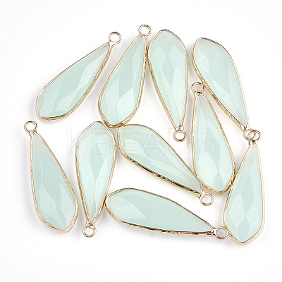 Natural Gemstone Pendants X-G-S344-21A-1