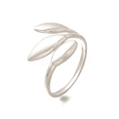 304 Stainless Steel Open Cuff Rings for Unisex RJEW-R010-07S-1