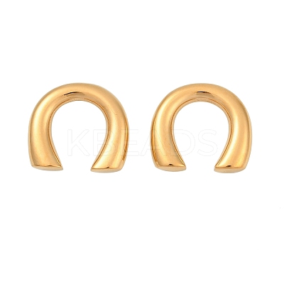 304 Stainless Steel Arch Stud Earrings EJEW-C143-01G-1