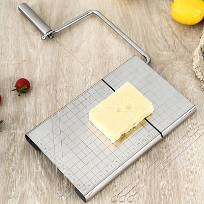 304 Stainless Steel Cheese Slicer Butter Cutting Wire STAS-WH0044-22P-1