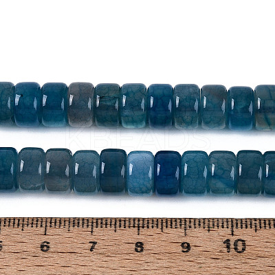 Dyed Natural Agate Beads Strands G-T143-17N-1
