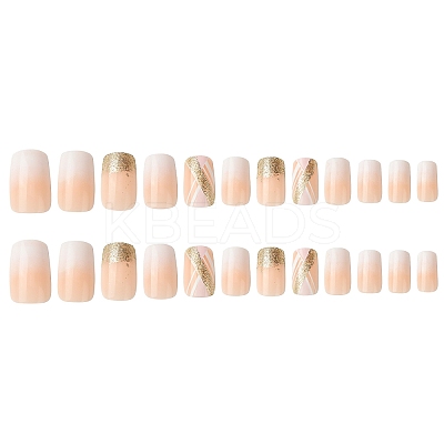ABS Plastic Full Cover Press On False Nails DIY-CJC0006-15-1