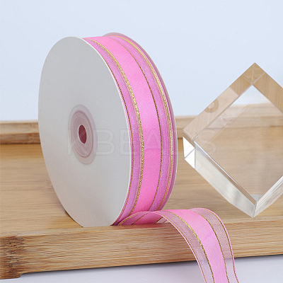 1Roll Solid Color Organza Ribbons ORIB-CY0001-03A-1