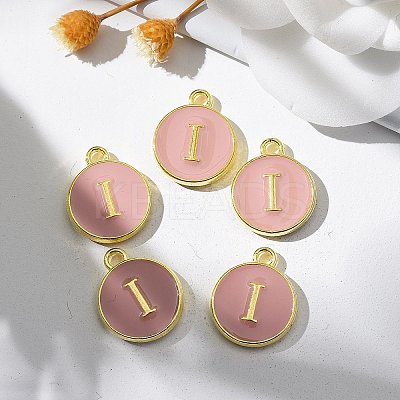 Golden Plated Alloy Enamel Charms LS-ENAM-S118-07I-1