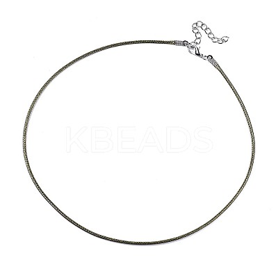 Waxed Cotton Cord Necklace Making LS-MAK-S034-020-1