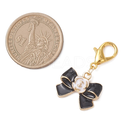 Alloy Enamel Pendant Decorations HJEW-JM04652-1