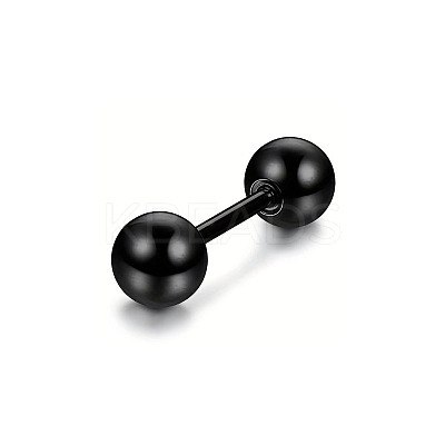Round 316L Surgical Stainless Steel Cartilage Earrings for Women Men WGCE133-03-1