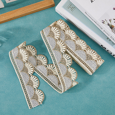 2.5M Polyester Lace Trim OCOR-GF0005-01B-1