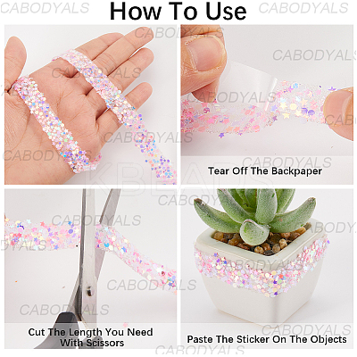 5M Rhinestone Ribbon OCOR-CY0002-01D-1