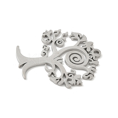 304 Stainless Steel Pendants STAS-V016-09P-1