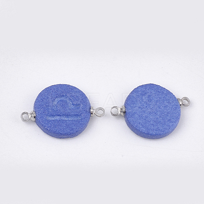 Handmade Porcelain Links connectors PORC-T002-124K-1