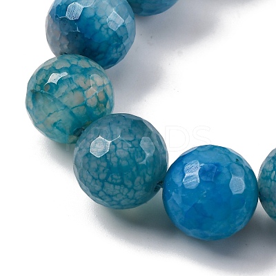 Natural Dragon Veins Agate(Dyed & Heated) Beads Strands G-K390-A15-01-1