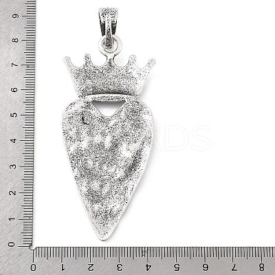 Tibetan Style Alloy Big Pendants PALLOY-D362-02AS-C-1