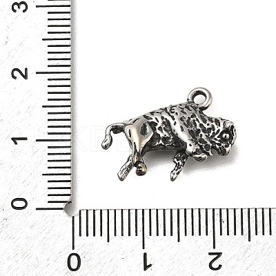 Retro 304 Stainless Steel Pendants STAS-L284-16AS-06-1