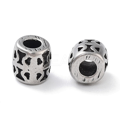 304 Stainless Steel Beads STAS-M057-42AS-01-1