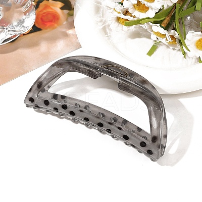 Polka Dot Pattern Plastic Claw Hair Clips PW-WGE41FE-02-1