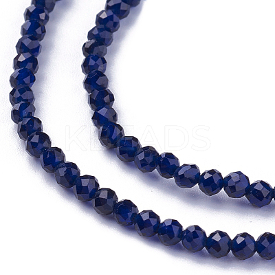 Faceted Glass Beads Strands G-F619-09A-3mm-1