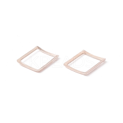 Brass Cabochons LS-MRMJ-T104-002A-RG-1