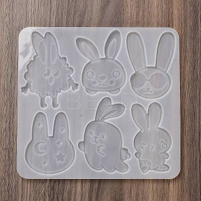 Animal Hair Clips Cabochon Silicone Molds DIY-Q033-03A-1