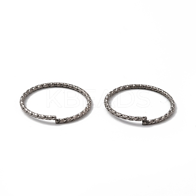Non-Tarnish 304 Stainless Steel Saw Cut Open Jump Rings STAS-L262-37A-P-1