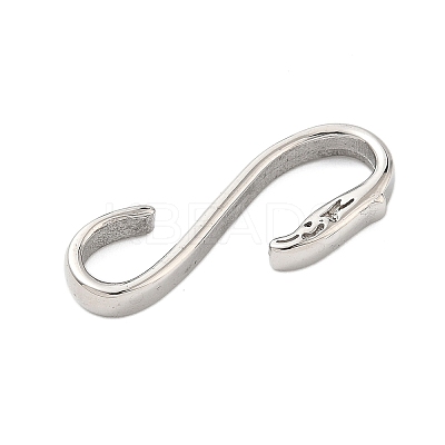 304 Stainless Steel Hook Clasps STAS-Z130-05P-1