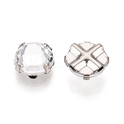 Flat Round Sew on Rhinestone KK-N282-01E-P-1