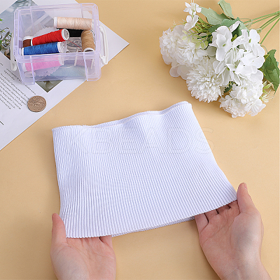 Polyester Ribbing Fabric for Cuffs DIY-WH0430-351B-1