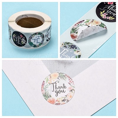 1 Inch Thank You Stickers LS-DIY-G013-A13-1