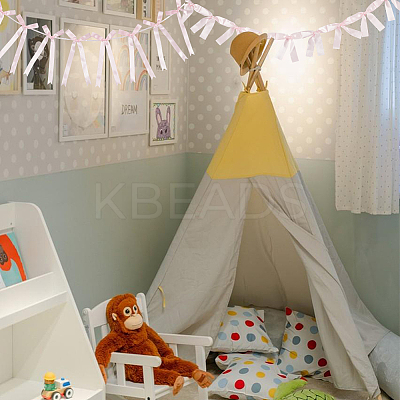 2 Styles Cloth Bowknot Banners AJEW-SP0002-70B-1