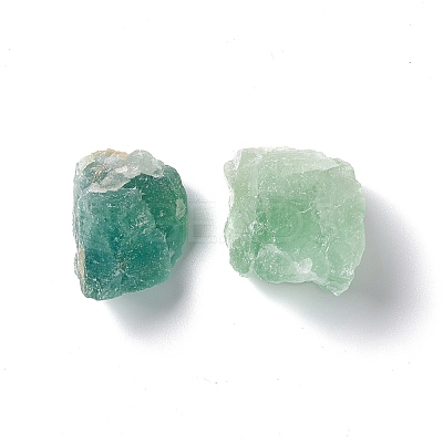 Rough Raw Natural Fluorite Beads G-FS0001-73-1